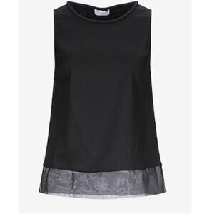 Diana Gallesi sleeveless black top
